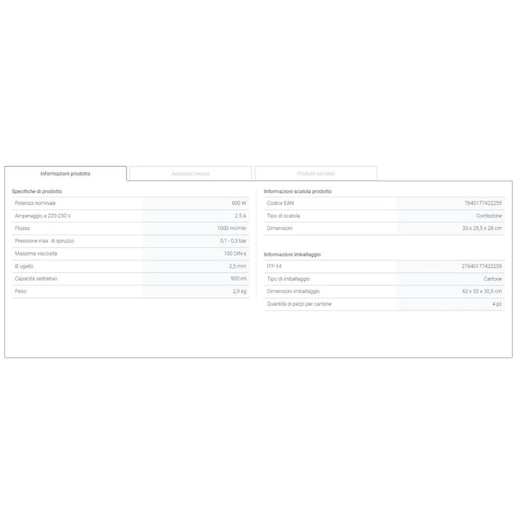 Pistola a Spruzzo CROWN CT31014 - Ugello 2,5 mm Acquista Online_2.webp