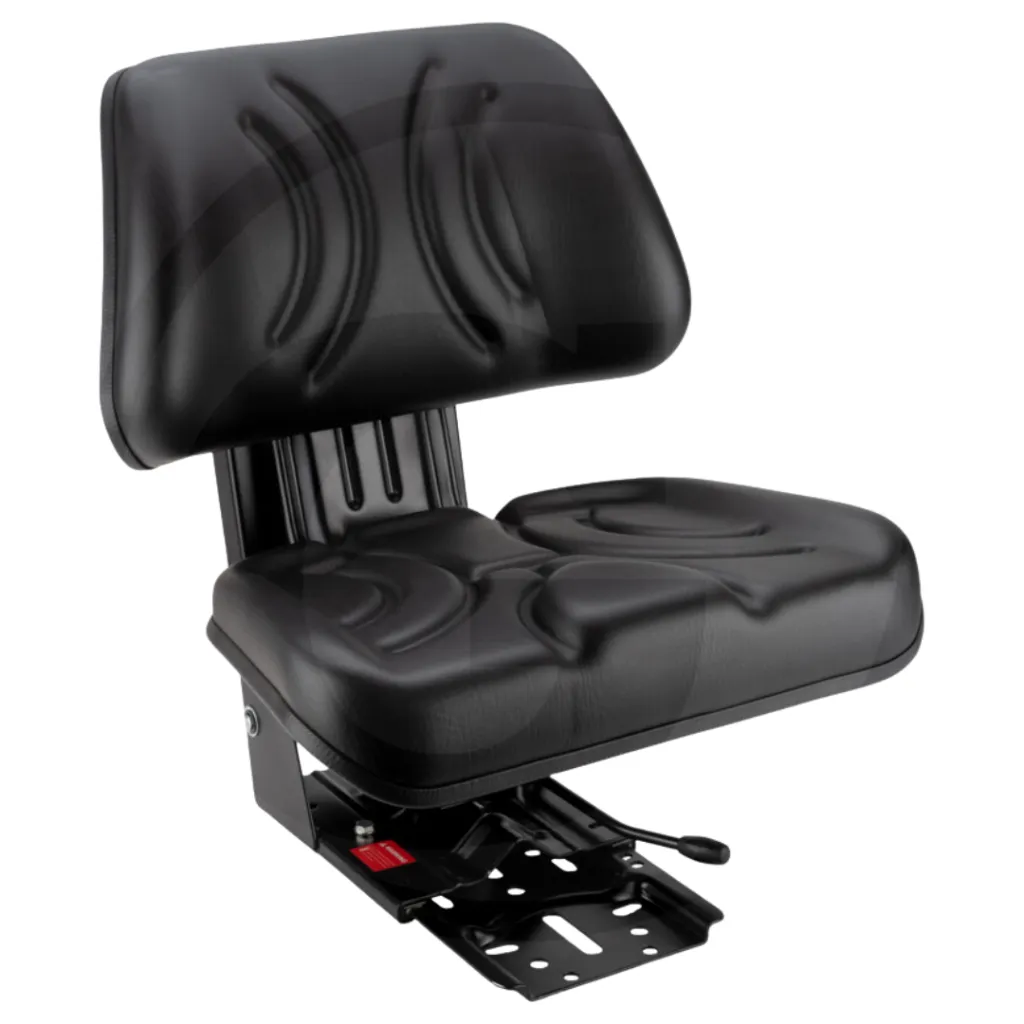 Sedile Universale in PVC con Molleggio Meccanico - per trattore agricolo.webp