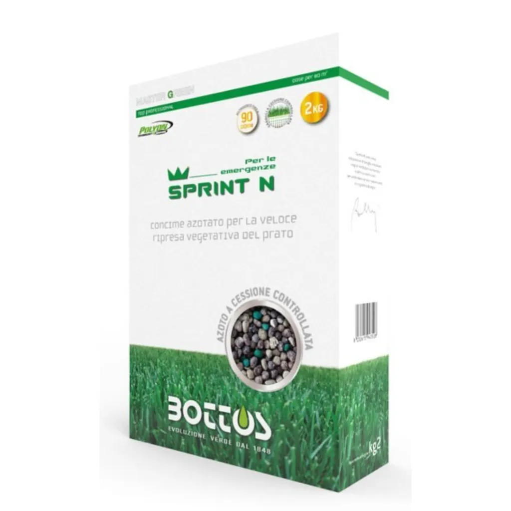 Concime Prato Bottos Sprint N Kg 2 Rigenera il Tuo Prato in 7 Giorni.webp