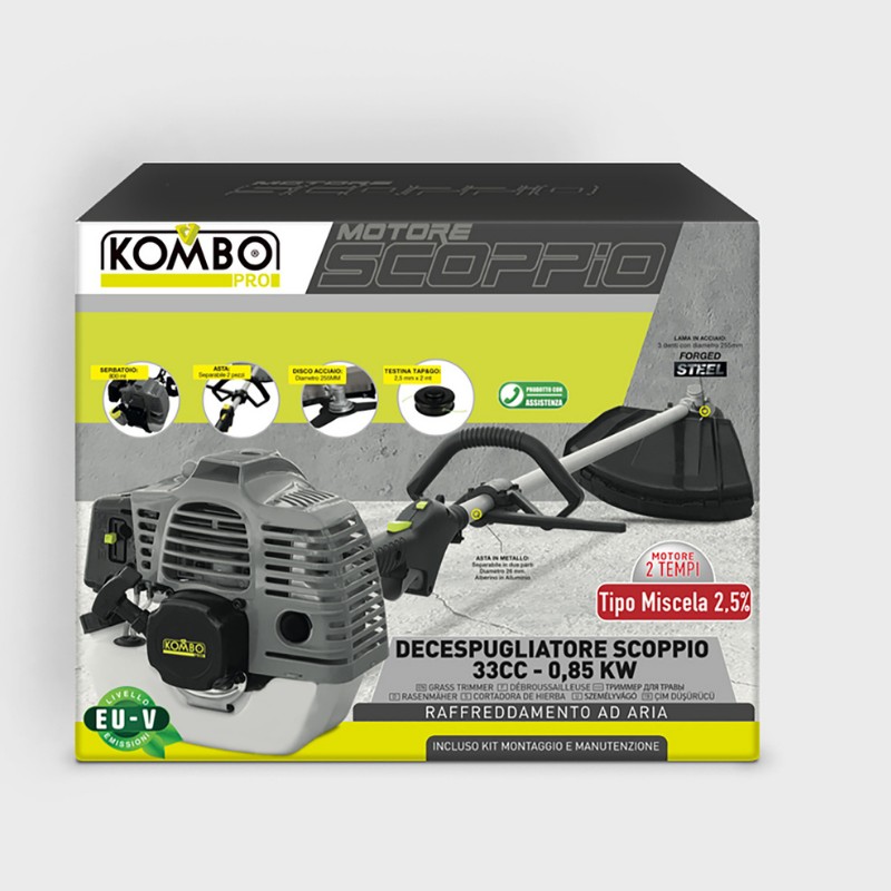 Decespugliatore A Scoppio 2 tempi 33cc 0,85kw