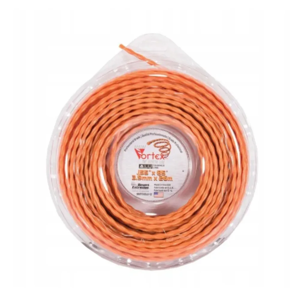 [13287524] Filo Vortex Decespugliatore Ø3,9 mm – Nylon e Alluminio, 26 m