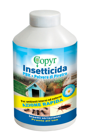 Insetticida Naturale PBK Polvere 250g - Efficace Contro Formiche e Scarafaggi