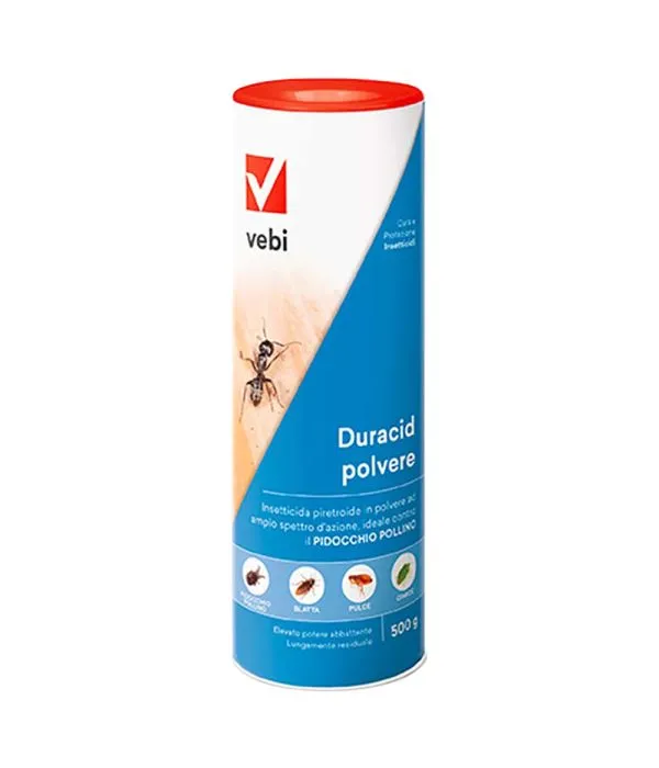 [6135229] Insetticida Polvere Duracid 500g | Formiche Scarafaggi Pulci