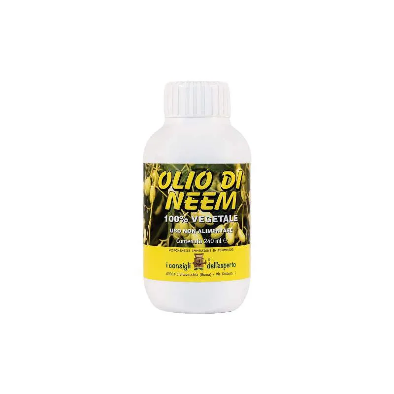 [olioneem250ml] Olio di Neem per Piante 100% Naturale | Insetticida Bio