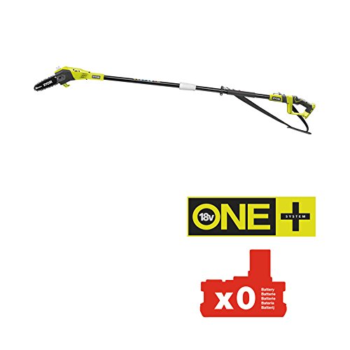 [4096002] Potatore a Catena Telescopico Ryobi OPP1820 - 18V, Barra 20cm, con batteria 4 AH e caricabatteria