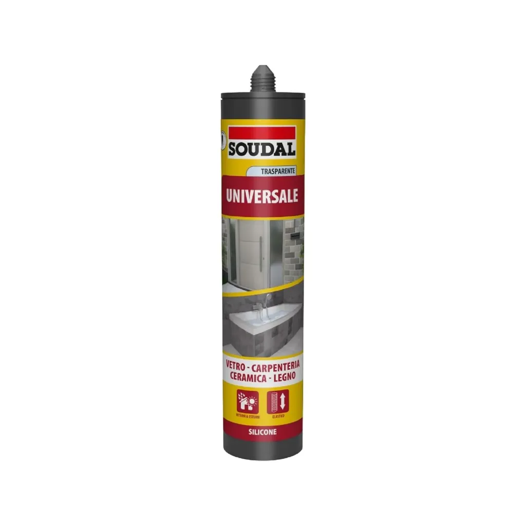 [5890202] Silicone Universale Trasparente Soudal 280ml | Sigillante