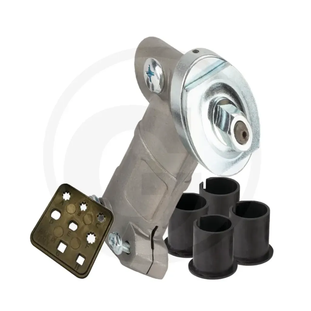 Testina di rinvio angolare universale per decespugliatore