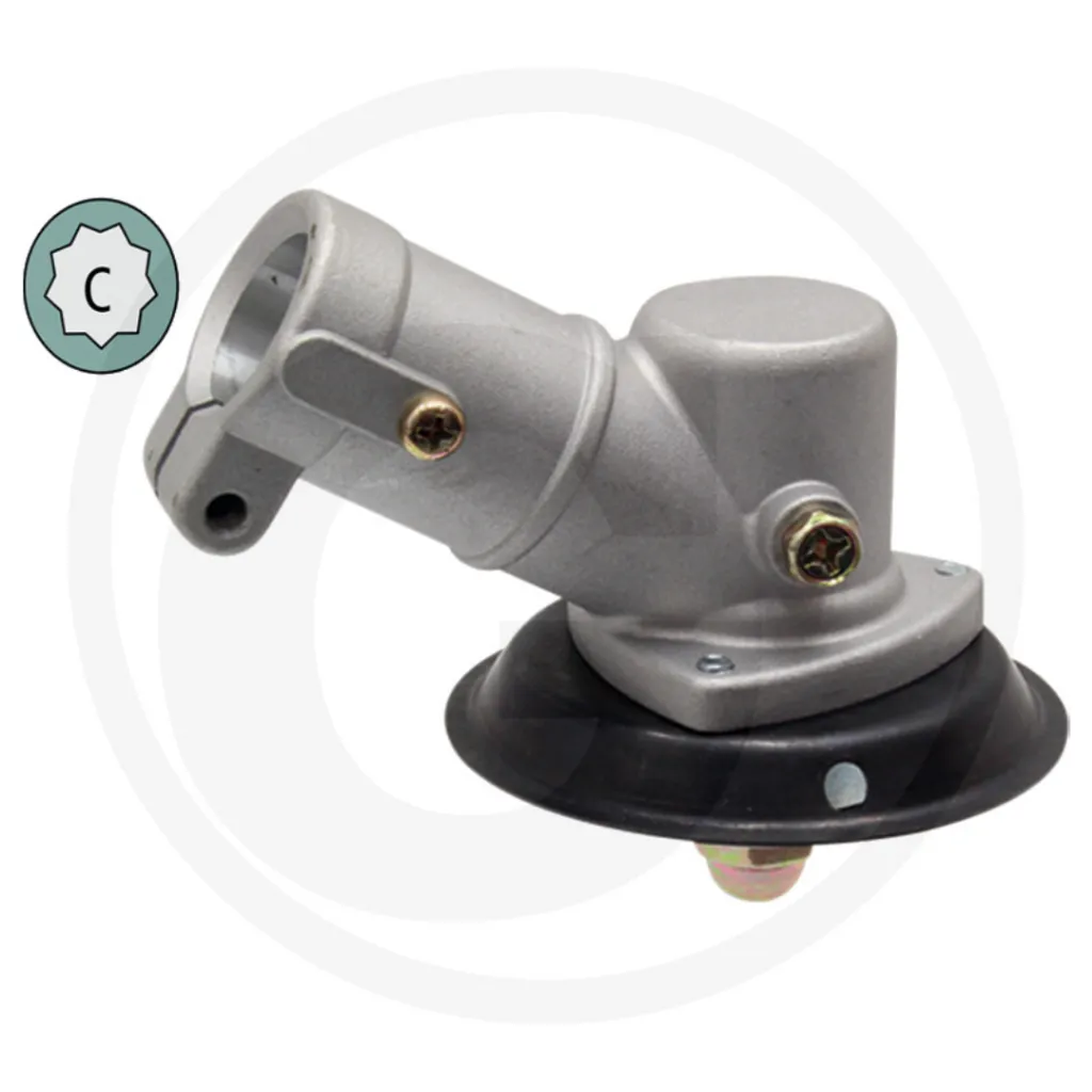 Testina di Rinvio per Decespugliatore con Coppia Conica – Ingranaggio a 9 Denti per Tubi da 25 mm: Prestazioni e Durata Ottimali