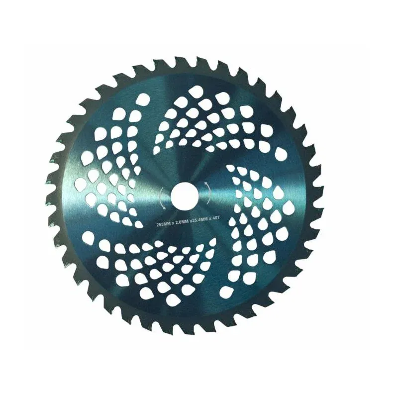 [610767] Disco per Decespugliatore 255 mm 40 Denti in Tungsteno XD40 Pro Lama Professionale per Sterpaglie e Arbusti