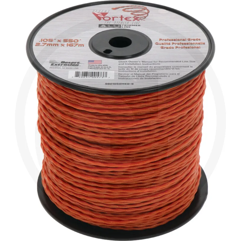 [13287518] Filo decespugliatore 2.7 mm spirale nylon alluminio 167 m alta resistenza silenzioso