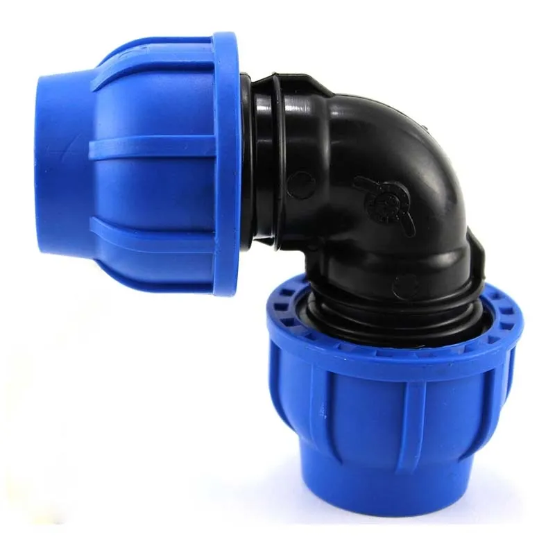 [IQ9132000U320] Gomito a 90° a Compressione Ø 32 mm Irritec Connecto Plus Raccordo Angolare PN16 per Tubo PE