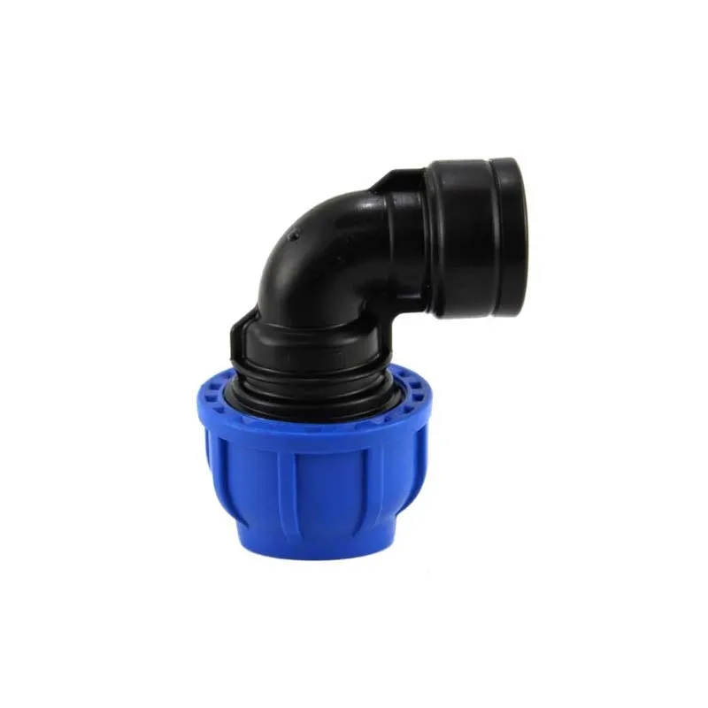 [IQ91820F0U32C] Gomito a 90° Irritec 32 mm x 3/4" Femmina Raccordo a Compressione PN16 per Irrigazione