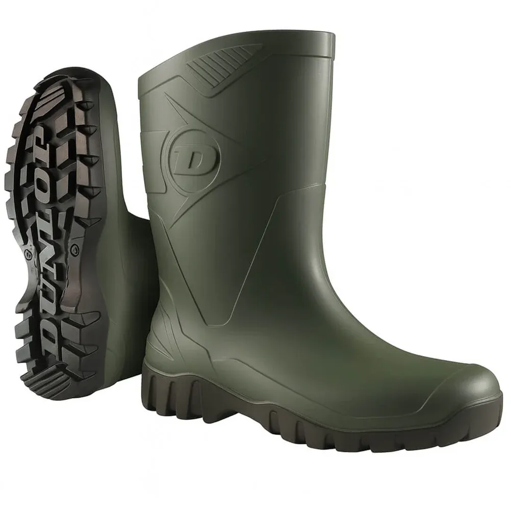 Stivale Basso in PVC Tronchetto per Caccia Pesca Agricoltura Impermeabile