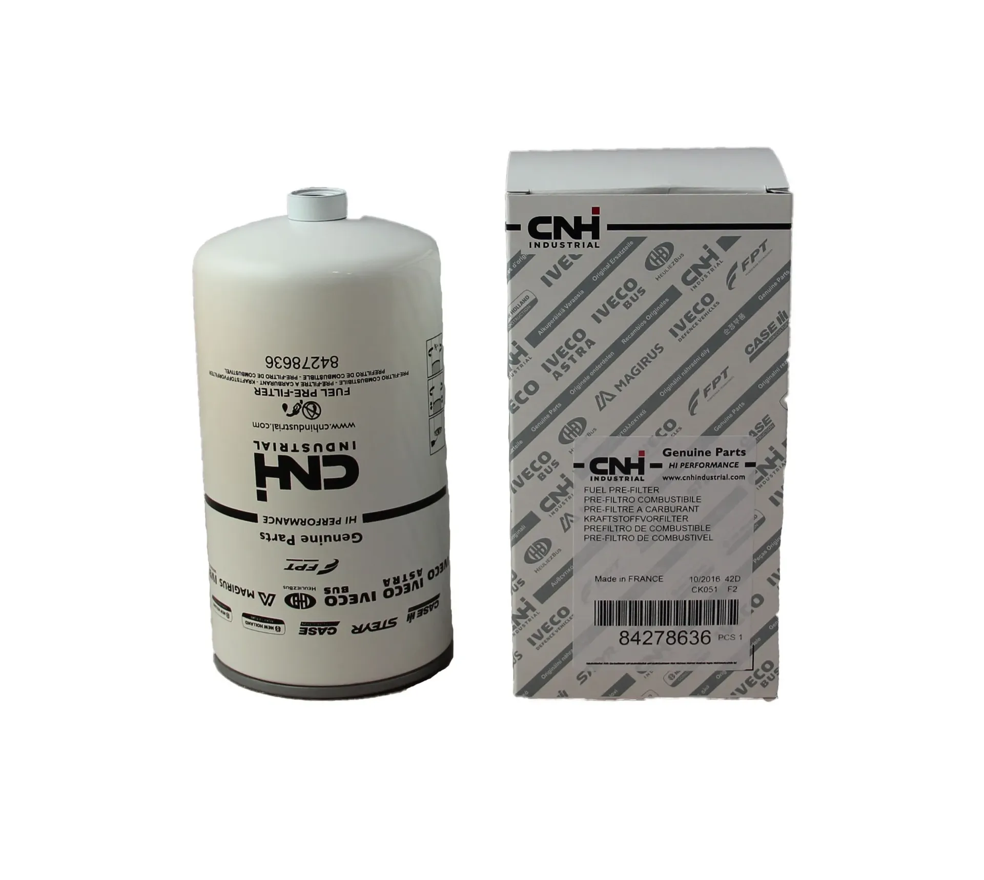 Filtro Gasolio 84278636 per trattori New Holland T6