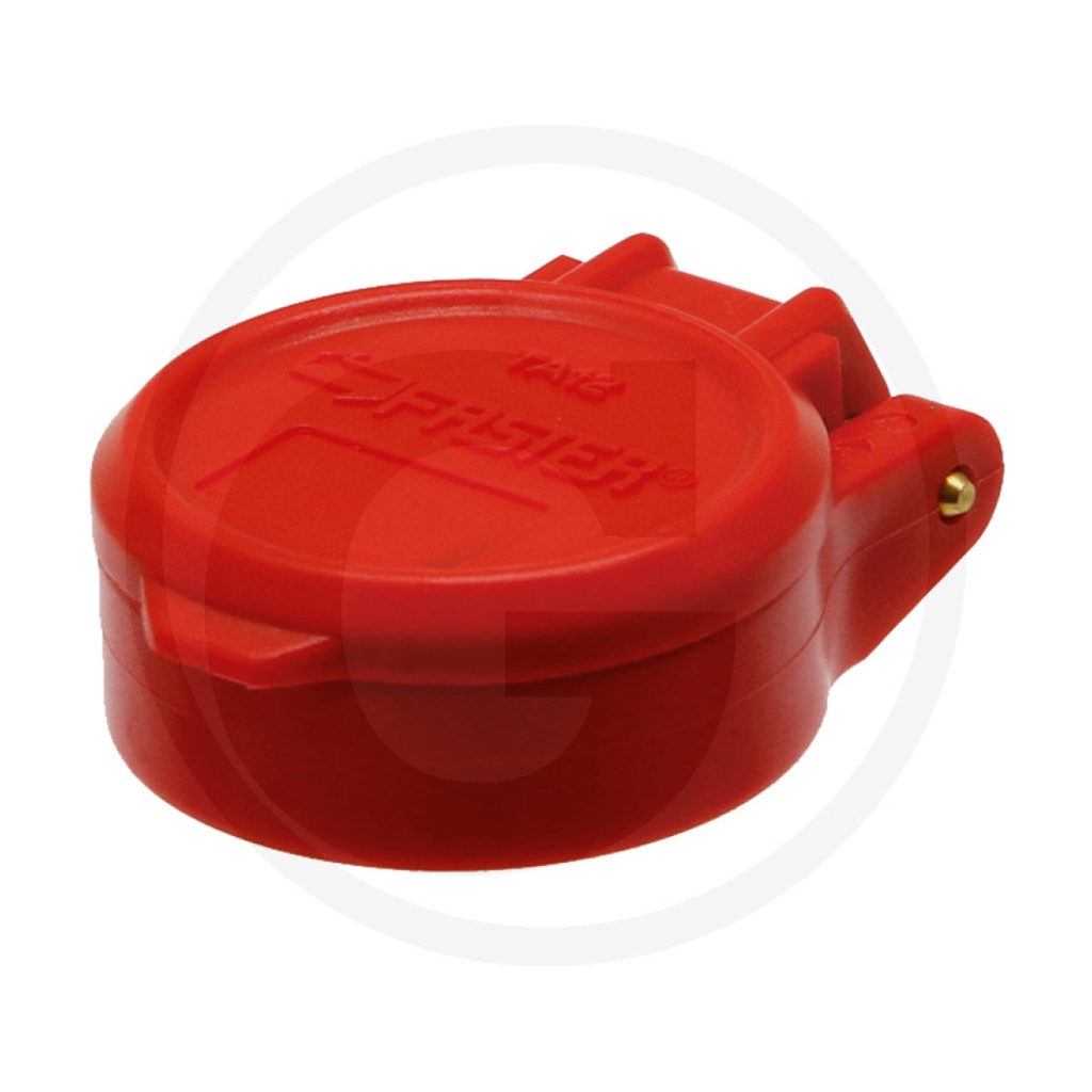 Faster Coperchio a cerniera 1/2" rosso