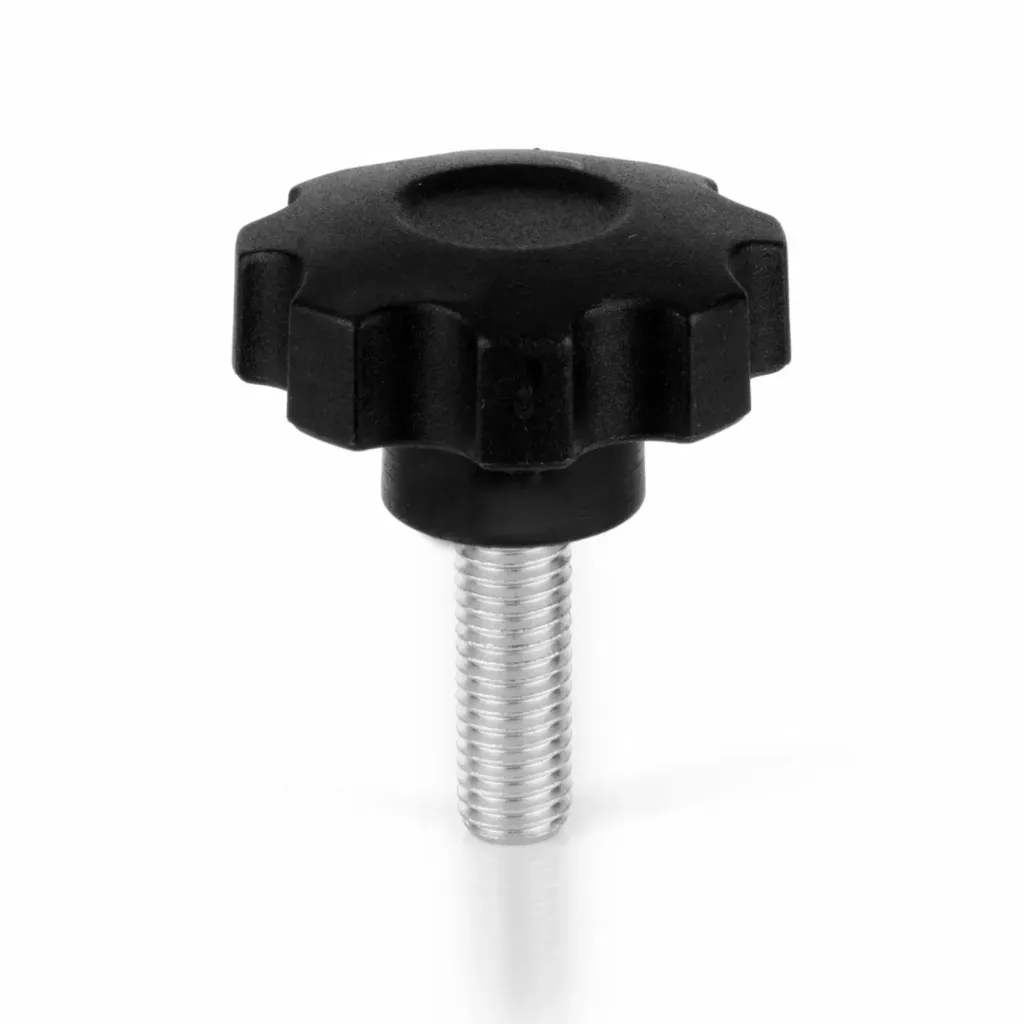 Volantino Maschio M8x20 mm Nero | Pomello a Lobi Serraggio