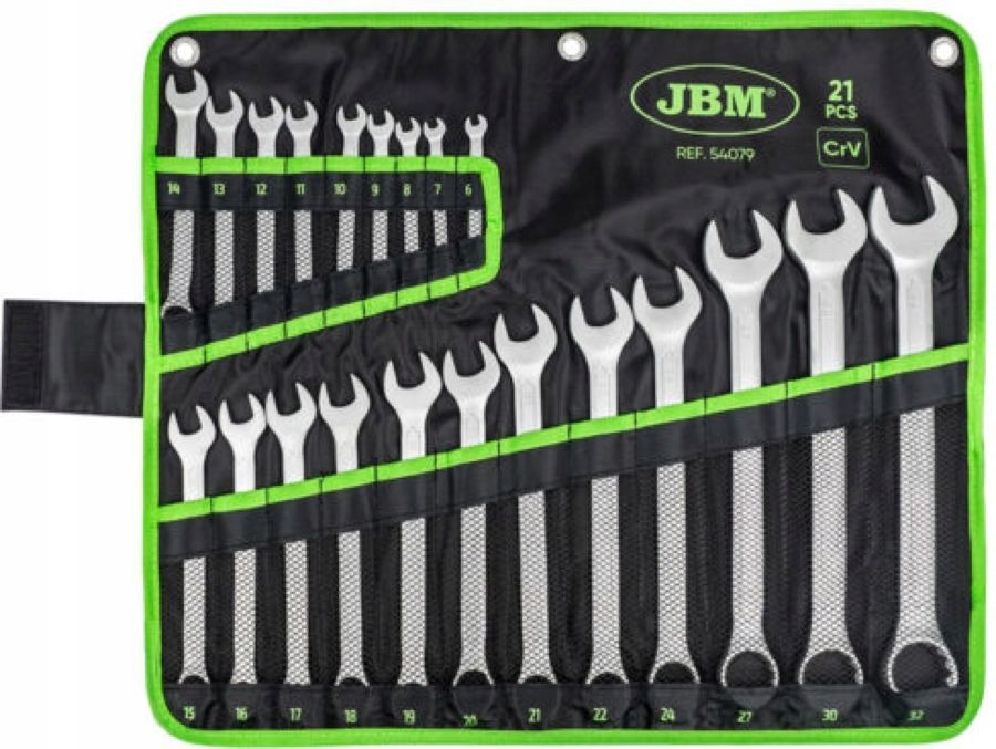 Set 21 Chiavi Combinate JBM 54079 | Cromo Vanadio