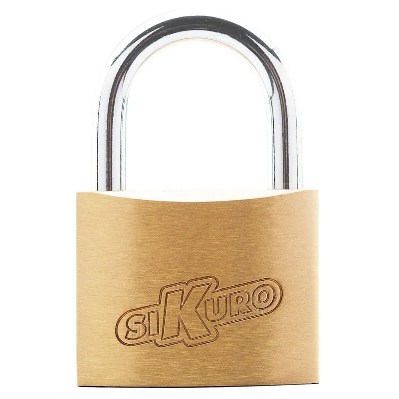 Lucchetto ad Arco SIKURO 50mm | Ottone e Acciaio Cementato