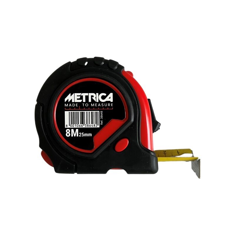 Flessometro Metrica 8m x 25mm | Metro a Nastro Professionale