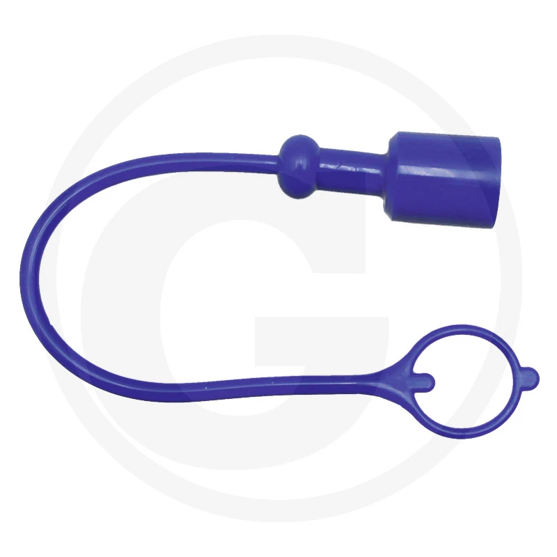 [86001502] Faster TF12 Tappo Antipolvere Maschio DN12 Serie 3 PVC Blu