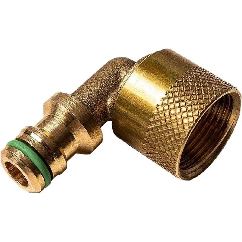 [6112475] Innesto Curvo Girevole Ottone Avvolgitubo Carrello AG 320