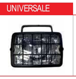 [3.47.052.00 34705200] Faro lavoro OLSA H3 universale 12/24V con interruttore 170x100 mm