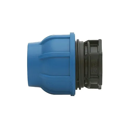 Tappo Fine Linea Ø 20 mm a compressione in Polietilene Irritec | PN4 PN6 PN10 PN16