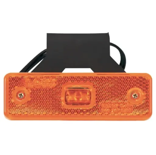 Luce di Ingombro Led Arancione Rettangolare 12-24 V