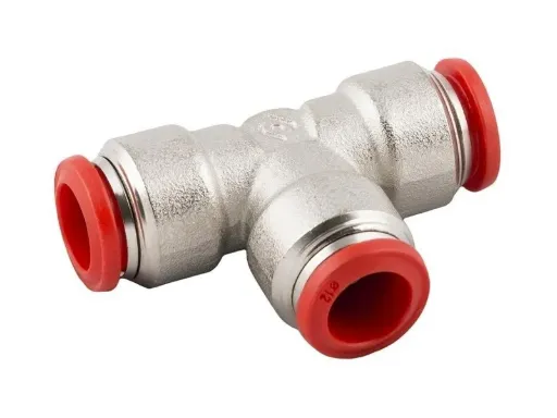 Raccordo a T Intermedio Tubo 6 mm | Aria Compressa Rapido