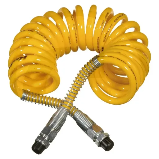 Tubo Spirale Aria Camion 3.5 mt Giallo M16 | Connessione PU