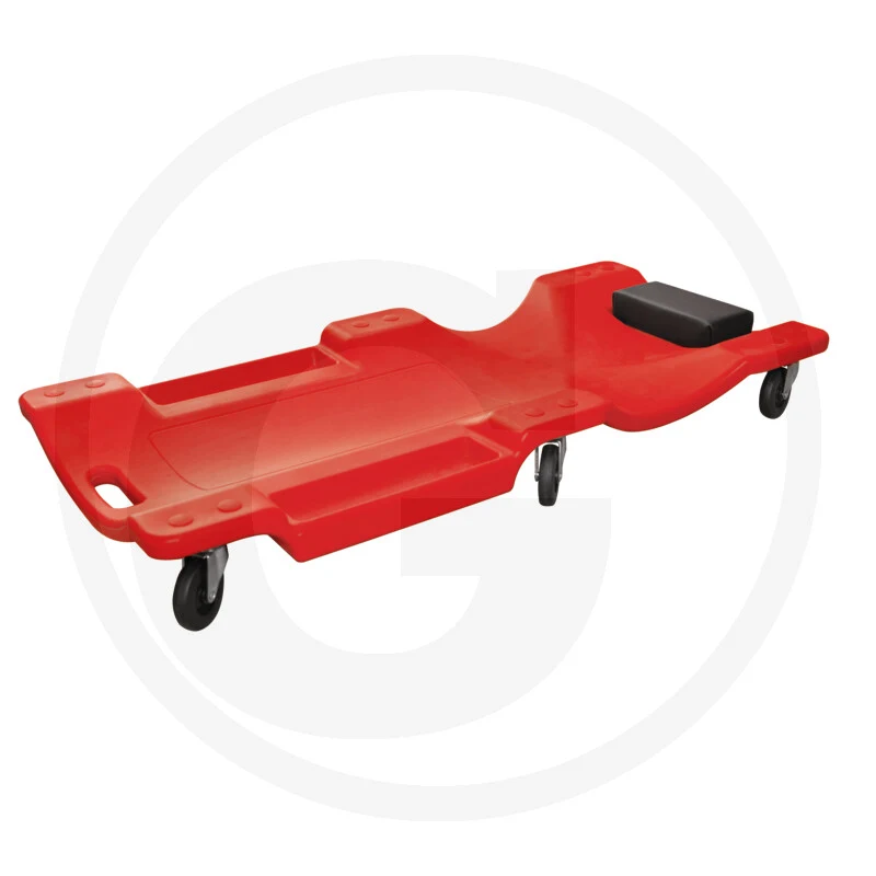 Carrello sottovettura GRANIT 120 kg con 6 ruote e poggiatesta